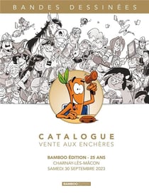 Bamboo, les 25 ans Tome 1 : catalogue vente aux enchères