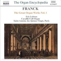 Cesar Franck/orgue Vol.1