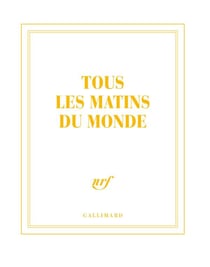 Carnet carré "Tous les matins du monde" (papeterie)