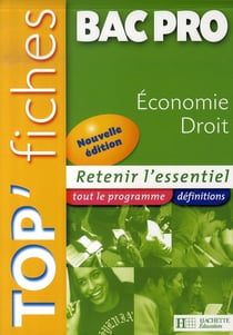 Top'fiches - économie droit - bac pro