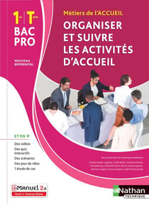 Organiser et suivre les activités d'accueil 1re/Term Bac pro - Livre + licence élève - 2020