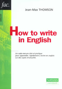 How to write in english
