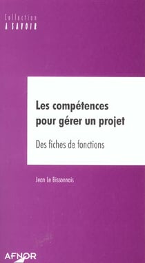 Les competences pour gerer un projet des fiches de fonctions