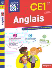 Cahier du jour / cahier du soir : anglais - CE1
