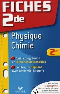 PREPABAC EXAMENS Tome 23 : fiches bac - physique/chimie - 2nde