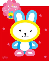 COLORIAGE ETOILE PETIT LAPIN