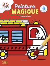 Peinture magique à l'eau - les pompiers