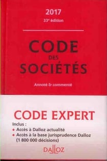 CODE DALLOZ EXPERT SOCIETES 2017