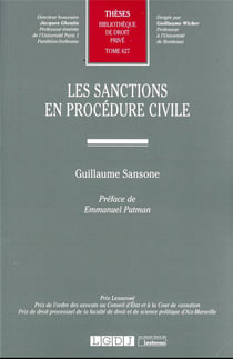 Les sanctions en procédure civile t.627