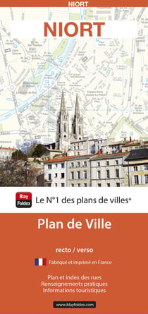 Niort : Plan de ville (édition 2025)