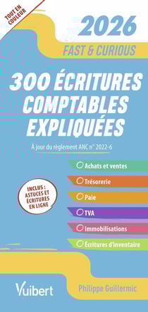 Fast & curious : 300 écritures comptables expliquées, à jour du règlement ANC n° 2022-6 : Toutes les écritures indispensables, commentées et expliquées