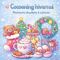 Cocooning hivernal : Moments douillets à colorier