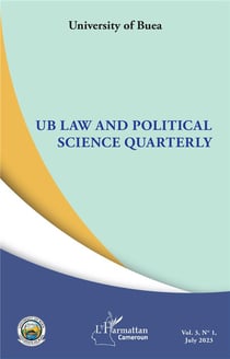 Ub law and political science quarterly - vol 3, n 2, july 2023 (édition 2023)