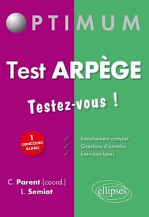 Test Arpège - testez-vous !