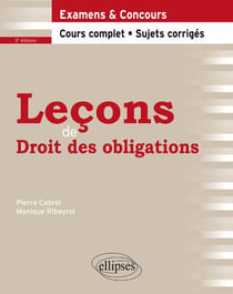 Leçons de droit des obligations (2e édition)