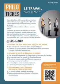 Philofiches : le travail - faut-il le fuir ?
