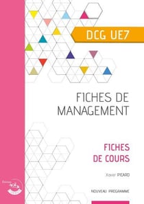 Fiches de management : UE 7 du DCG (édition 2021)
