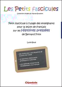 Petit fascicule à l'usage des enseignants pour la leçon de français sur les Histoires pressées de Bernard Friot