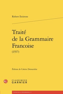 Traité de la Grammaire Francoise (1557)