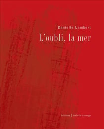 L'oubli, la mer