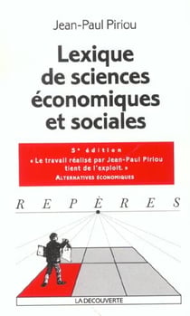 Lexique de sciences economiques et sociales - 5e edition