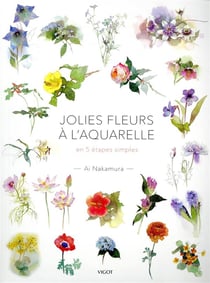 Jolies fleurs à l'aquarelle - en 5 étapes simples