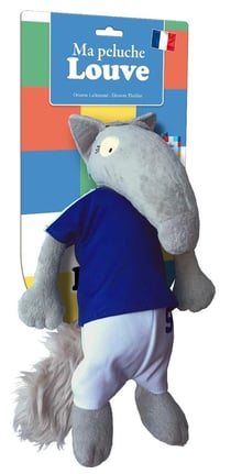 La peluche louve foot