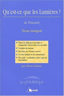 Qu'est-ce que les Lumières ?