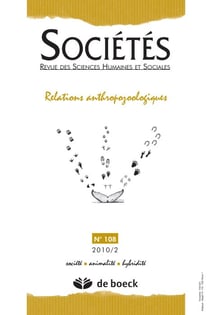 Sociétés n.108 : les relations anthropozoologiques