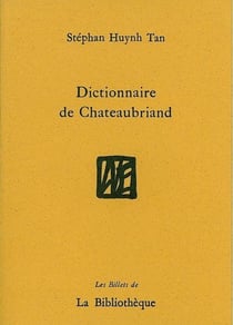 Dictionnaire de Chateaubriand