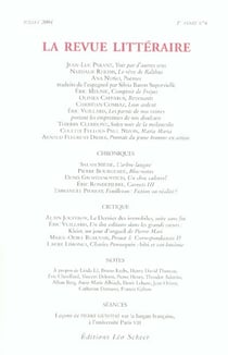 Revue litteraire n 4 (la)