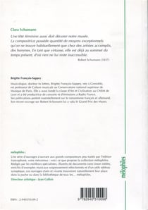 Clara Schumann ou l'oeuvre et l'amour d'une femme