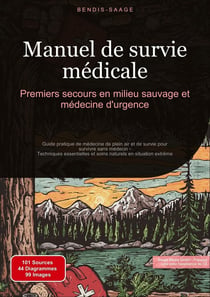 Manuel de survie médicale: Premiers secours en milieu sauvage et médecine d'urgence : Guide pratique de médecine de plein air et de survie pour survivre sans médecin - Techniques essentielles et soins naturels en situation extrême