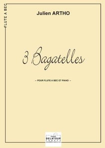 3 bagatelles pour flute a bec et piano