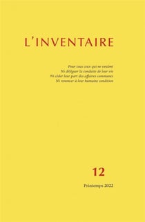 L'inventaire n.2 : printemps 2022