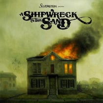 A shipwreck in the sand