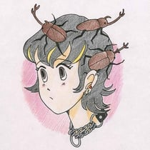 Kabutomushi + Tsukino - édition colorée