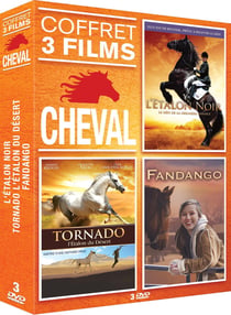 Cheval n° 1 - Coffret 3 films : L'étalon Noir + Tornado - L'étalon du désert + Fandago