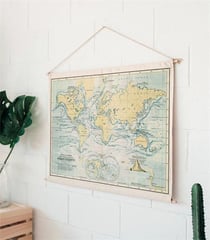 Carte woody cotton - oceans