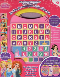 PRINCESSES DISNEY - MA BIBLIOTHEQUE INTERACTIVE - JE LIS, JE COMPTE ET JE CHANTE