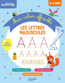 Toute ma maternelle : Mon cahier effaçable - Les lettres majuscules