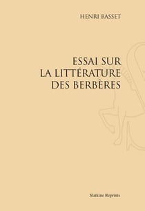 Essai sur la littérature des berbères