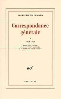 Correspondance générale t.10 - 1951-1958