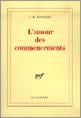 L'amour des commencements
