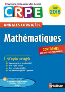 Mathématiques - cycle 1 - écrit (édition 2018)