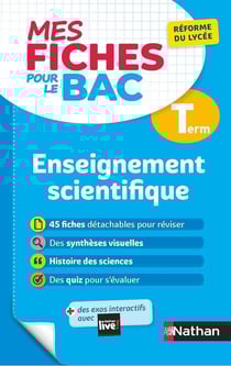 MES FICHES ABC DU BAC Tome 10 : enseignement scientifique - terminale (édition 2020)