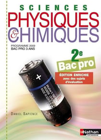 Sciences physiques et chimiques - 2e bac pro - programme 2009