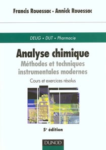 Analyse chimique - 5e edition
