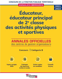 Éducateur, éducateur principal de 2e et 1re classe des activités physiques et sportives (édition 2021/2022)