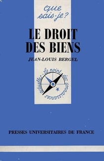 Le droit des biens